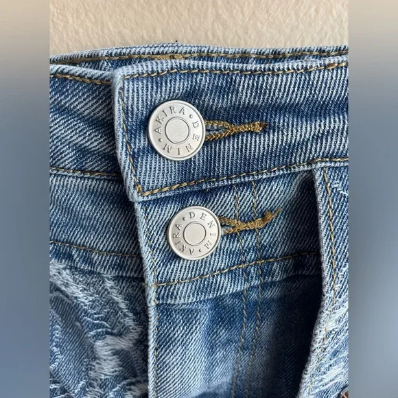 Akira Women Denim Blue Long Boho Maxi Skirt Size XL - Picture 7 of 10